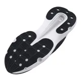 Championes Under Armour UA Infinite grises con detalles en color salmón.