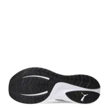 Championes de running Puma Skyrocket Lite 2, color gris oscuro con detalles en negro y suela blanca. Presentan diseño de malla transpirable, cordones ajustables y tecnología de amortiguación en la entresuela.