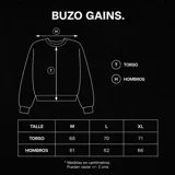 Buzo de cuello redondo con efecto stone wash, color gris oscuro. Presenta un diseño minimalista con bordado sutil en el pecho y detalle en la manga.