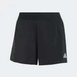 Short de running Adidas color negro, con cintura elástica, cordón de ajuste y calzoncillo interior de malla. Presenta logo reflectivo en la pierna izquierda.