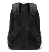 Mochila Columbia Manresa de 25 litros color negro, con tecnología Omni-Shield que repele la humedad y manchas. Cuenta con compartimentos principales, funda acolchada para laptop de hasta 13 pulgadas, bolsillos laterales de malla para botellas y panel trasero transpirable.