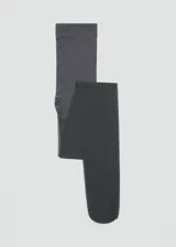 Medias panty semitransparentes de tejido elástico con cintura elástica.
