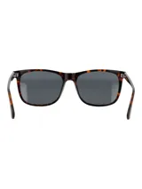 Lentes de sol RKF modelo Bolzano, con armazón de acetato de celulosa con patrón carey en tonos marrones y negros, y cristales oscuros polarizados.