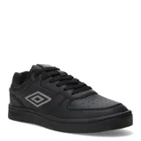 Championes Umbro modelo Milo, color negro con logo de la marca en gris en el lateral y en la lengüeta.