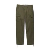 Pantalón cargo color verde militar de Vans, edición limitada en colaboración con Tony Alva. Confeccionado en algodón, con bolsillos laterales y cordones ajustables en los tobillos.