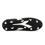 Championes de fútbol Diadora Futbol Cenit Md M, color negro con detalles en blanco.