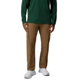 Pantalón cargo Columbia modelo Roc Tech Cargo Pant Omni-Shield de color marrón, con tecnología repelente a la lluvia y manchas, múltiples bolsillos y cintura elástica.