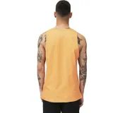 Musculosa color naranja con logo RVCA estampado en el pecho.
