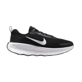 Championes Nike Promina de running, color negro con logo lateral en blanco y suela de plataforma blanca con diseño estriado.