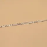 Pulsera de plata 925 con diseño de eslabones tipo rolo, acabado brillante.