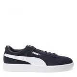 Championes Puma Smash 3.0 de estilo urbano, confeccionados en gamuza color azul marino con la icónica franja lateral en blanco y suela de goma blanca.