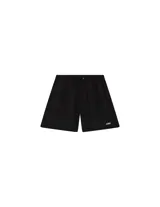 Short de baño Autry confeccionado en nylon color negro, con cintura elástica, cordón ajustable y logo de la marca estampado en el ruedo.