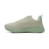 Championes deportivos Hi-Tec modelo Brett, color beige con detalles en rosado y plantilla con tecnología Memory Foam.