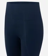 Pantalón legging deportivo Get Over, con tiro alto y confeccionado en poliamida sin costuras con textura jacquard, de corte ajustado y largo hasta el tobillo.