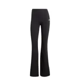 Calza larga Adidas Essentials Logo color negro, con cintura elástica y logo de la marca estampado en la pierna izquierda.