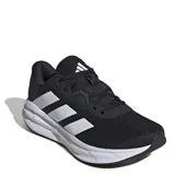 Championes Adidas Galaxy 7 M, color negro con detalles blancos, ideales para running.