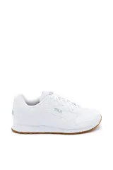 Championes deportivos Fila Cress de color blanco, con suela de goma marrón y detalles sutiles de la marca en el lateral y talón.