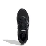 Championes deportivos Adidas modelo Eclyptix 2000, color negro con detalles en blanco. Presentan una parte superior de malla transpirable con refuerzos sintéticos, las icónicas tres bandas laterales en blanco y una suela de goma blanca con tecnología Adiwear para mayor durabilidad.