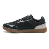 Zapatillas Caterpillar Pause Retro Canvas color negro con detalles en gris y suela marrón.