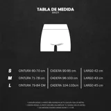 Calza biker deportiva negra de tiro alto.