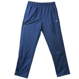Pantalón deportivo Topper de corte recto, color azul, con cintura elástica y logo de la marca estampado en el muslo.