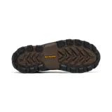 Bota de senderismo Columbia Transverse Hike, color marrón con detalles en negro y beige. Presenta construcción impermeable y transpirable, con parte superior de piel y malla, entresuela amortiguadora y suela de alta tracción.
