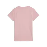 Remera de algodón color rosado, con cuello redondo, mangas cortas y logo de la marca bordado en el pecho.