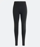 Pantalón tipo legging de corte ajustado, con detalle de elásticos laterales en la cintura.