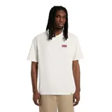 Remera blanca de manga corta Dickies, con cuello redondo y pequeño logo estampado en el pecho.