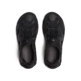 Sandalias de trekking Merrell modelo Maipo Explorer Sieve, color negro, con diseño híbrido que combina la protección de una zapatilla con la ventilación de una sandalia. Cuentan con sistema de ajuste rápido con cordón elástico, suela dentada de goma adherente y ranuras de flexión.