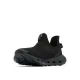 Zapatillas Columbia modelo Terrastride SLR para mujer, de diseño slip-on en color negro. Presentan un empeine de tejido de punto transpirable, tiradores para facilitar el calce y una mediasuela moldeada con orificios de ventilación que ofrece amortiguación y estabilidad.