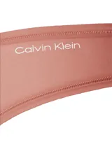 Colaless de tiro bajo Calvin Klein confeccionado en microfibra suave y elástica. Presenta un diseño de cobertura mínima con refuerzo forrado y logo de la marca estampado en el lateral.