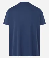 Remera deportiva Get Over de manga corta y cuello redondo, en color verde militar con diseño de paneles con textura geométrica. Confeccionada en tejido de poliéster respirable con tecnología Dry y protección UV.