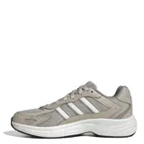 Championes Adidas modelo Eclyptix 2000, de diseño retro inspirado en los años 2000. Presentan una combinación de malla transpirable y revestimientos sintéticos en tonos gris y caqui, con las icónicas tres tiras laterales en blanco. Cuentan con entresuela Cloudfoam para mayor amortiguación y suela de goma resistente.