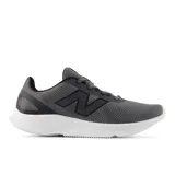 Championes New Balance modelo 430 V4, color gris con detalles en negro y suela blanca. Presentan un diseño de malla transpirable con el logo de la marca en el lateral.