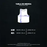 Musculosa corta azul con cuello y sisas con ribete marrón, de algodón elastizado y corte ajustado. Estampado frontal con texto "Hermod ART IS YOU".