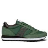 Championes Saucony Jazz Original, color verde con detalles en gris y negro.