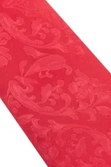 Set de regalo Florenzi, compuesto por corbata azul con estampado de flores blancas, pañuelo de bolsillo a juego y gemelos forrados en la misma tela. Presentado en caja negra con el logo de la marca.