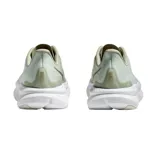 Championes de running Hoka Mach 6, color verde agua claro con suela blanca. Diseño aerodinámico con malla técnica transpirable y amortiguación de alto rendimiento.