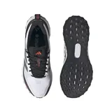 Championes Adidas Ultrarun 5 TR, color blanco con detalles en gris y negro.