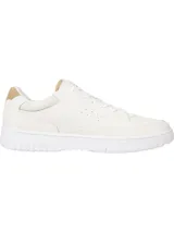 Zapatillas de corte bajo estilo baloncesto con suela cupsole, confeccionadas en una mezcla de cuero y materiales sintéticos. Presentan detalles de ventilación en la puntera, cordones al tono y el logo de la marca en el lateral y la lengüeta.