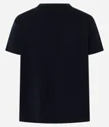 Remera básica de algodón con cuello redondo y mangas cortas, de calce regular y diseño liso. Confeccionada en algodón certificado.