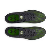 Championes de fútbol Under Armour Magnetico Pro 4 FG, color negro con detalles en verde neón. Presentan tecnología UA Clone en la parte superior para un ajuste personalizado, impresión 3D para mayor control y suela con tacos cónicos de TPU para agilidad en todas las direcciones.
