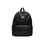 Mochila Vans Old Skool H2O color negro con logo Vans Off The Wall en blanco.