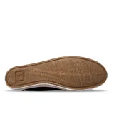 Championes Reef negros con suela blanca.