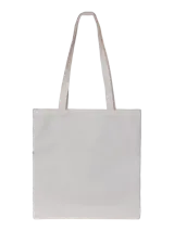 Bolso tipo tote bag color crudo, con estampado frontal ilustrado de tazas de café y croissants, acompañado de inscripciones en tipografía cursiva y de imprenta. Cuenta con dos asas superiores de hombro.