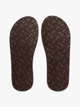 Ojotas de hombre color azul marino con suela de EVA. Las tiras son de tejido trenzado con franjas blancas y el logo de Tommy Hilfiger estampado en el centro.