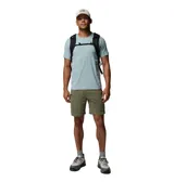 Remera de manga corta técnica Columbia Diamond Peak, color celeste, con tecnologías de enfriamiento y protección solar.