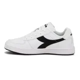 Championes Diadora Helio Lifestyle, color blanco con detalles en negro.