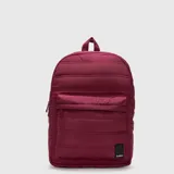 Mochila Bubba de diseño acolchado en color verde menta. Cuenta con un compartimento principal espacioso con cierre, bolsillo frontal con cierre y parche de marca en la parte inferior. Incluye correas acolchadas y es resistente al agua.